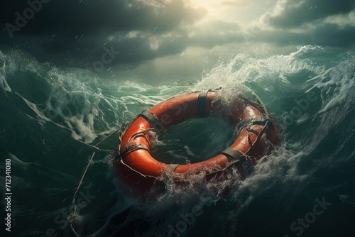 Hope amidst turmoil, a lifebuoy in stormy seas