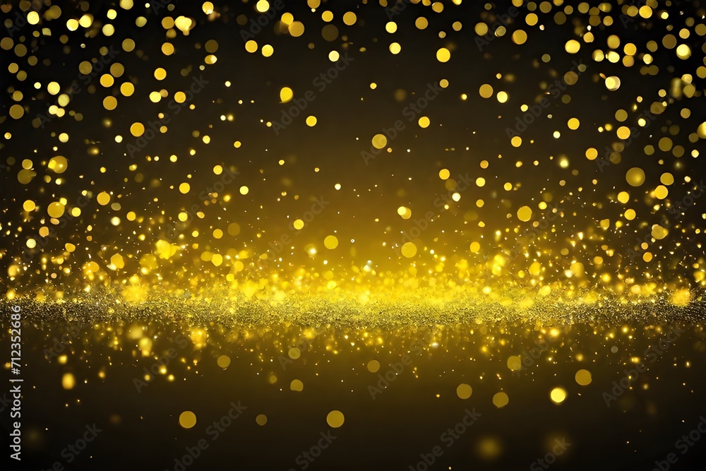 Yellow glow particle Yellow glow particle
