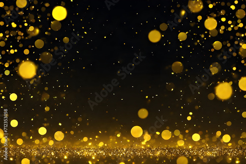 Yellow glow particle 