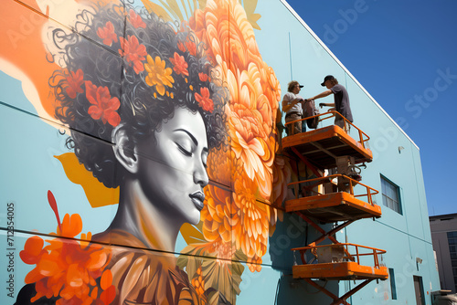 A mural in San Francisco, California