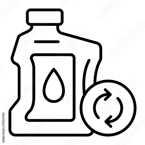   Refill line icon