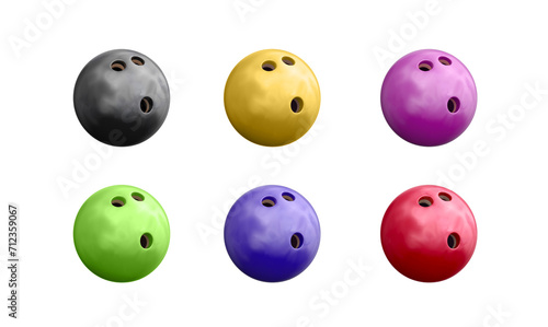bowling balls. 3D model