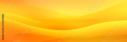 Abstract yellow gradient wide banner background