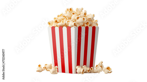 Movie Salty Popcorn Box on a transparent background