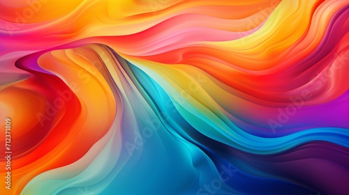 Vibrant abstract palette: lively burst of colors in modern artistic background 