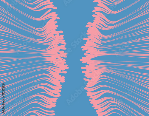 Effect flowing drops liquid. Cover design template. Vector illustration for brochure, poster, presentation, flyer or banner.