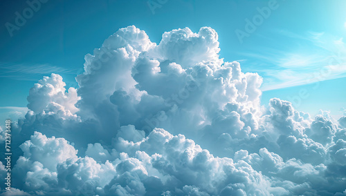Mesmerizing Blue Sky and White Clouds - Spectacular Skyline Backdrops