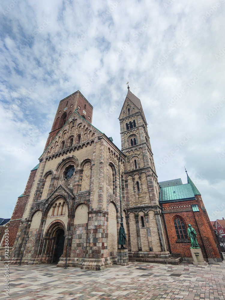 Kirche Architektur Stadt Ribe Dänemark Kirche Architektur Stadt Ribe Dänemark