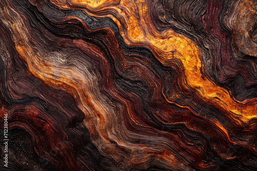 Polished mahagony wooden surface texture