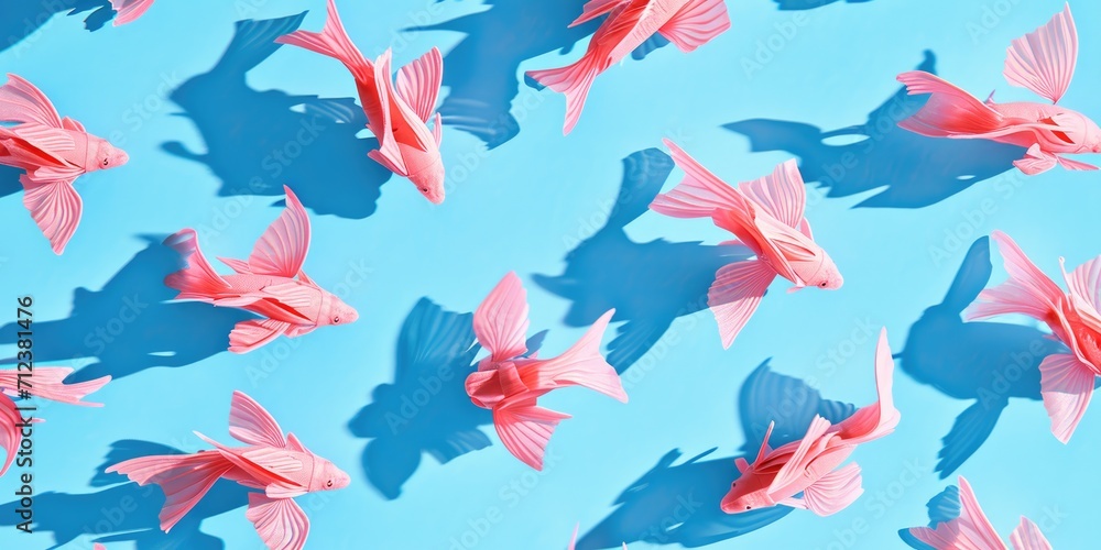 fish in water pattern background