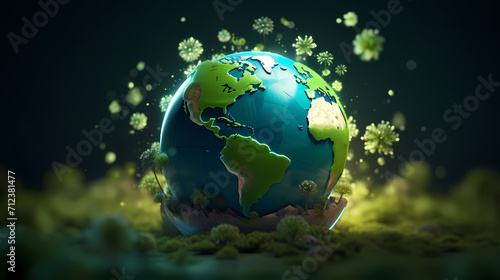 Environmental protection background, world environment day background, protect the environment