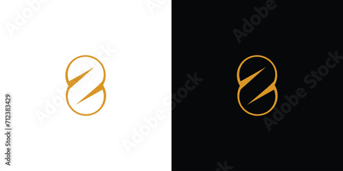  Unique and luxurious number 8 logo design 2