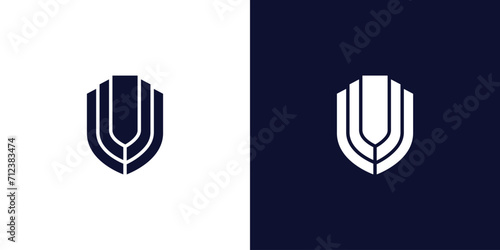 The shield logo design is bold and strong