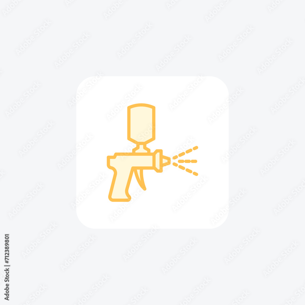 Paint Sprayer color outline icon , vector, pixel perfect, illustrator file