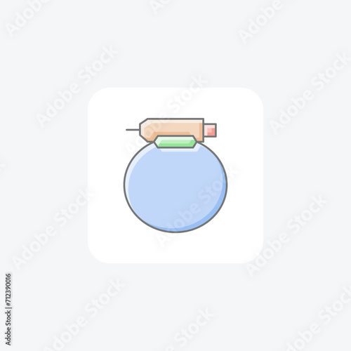 Clamp awesome lineal color icon , vector, pixel perfect, illustrator file