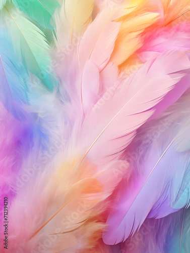 Pink feathers  soft texture  color colorful  fluffy  pattern  plume  light design purple  colored  wallpaper  plumage