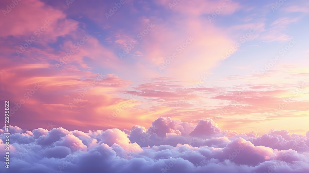 blue cloud sky background illustration fluffy puffy, cumulus stratus, overcast clear blue cloud sky background