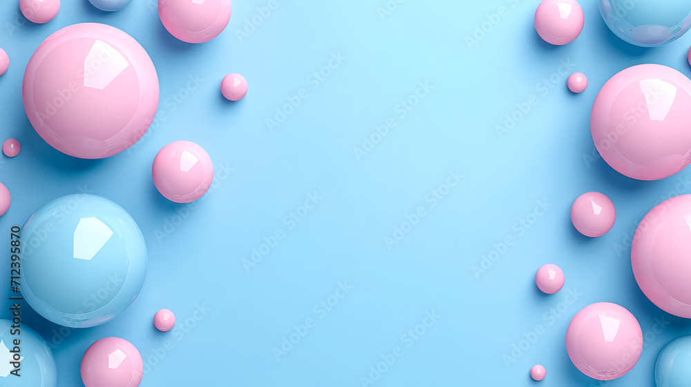 Bunte 3D Kugeln. Bunte 3D Kugeln.