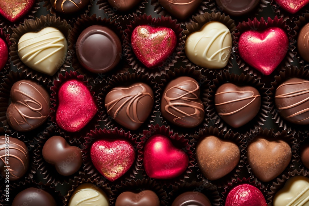 Heart-Shaped Chocolates Assortment for Romance
Heart-Shaped Chocolates Assortment for Romance