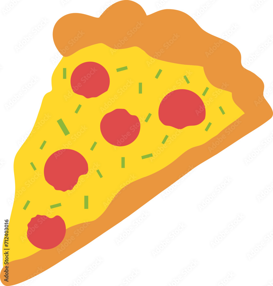 Pizza Cheese Element Illustration Pizza Cheese Element Illustration