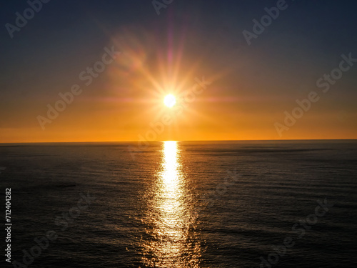 Corse - Coucher de soleil sur les Îles Sanguinaires © www.jordanneau.fr