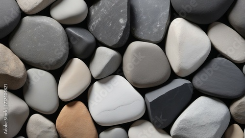 Black white stone texture rock surface