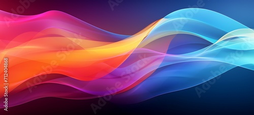 Neon Wave Background