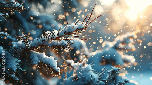 Abstract Many snowflakes february vector. Snow nature scenery © Basit