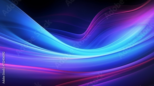 Neon Waves Background