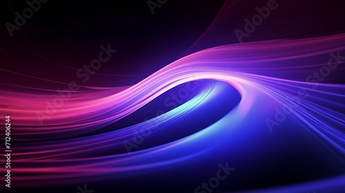 Neon Waves Background
