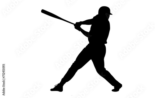 Set of baseball players silhouettes of sports people vector,Baseball player vector silhouette 