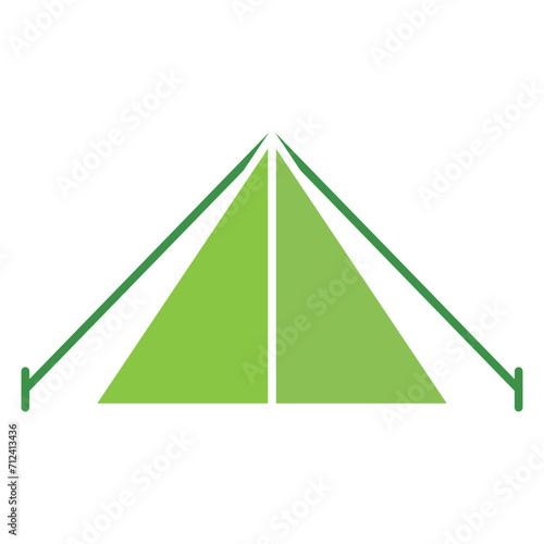 adventure campsite icon 