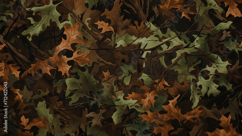green and brown camo photo