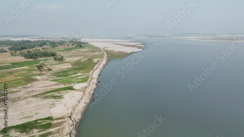 Wallpaper Mural Nature's Canvas Riverside Reflections Drone view,A Cinematic Nature Showcase Torontodigital.ca