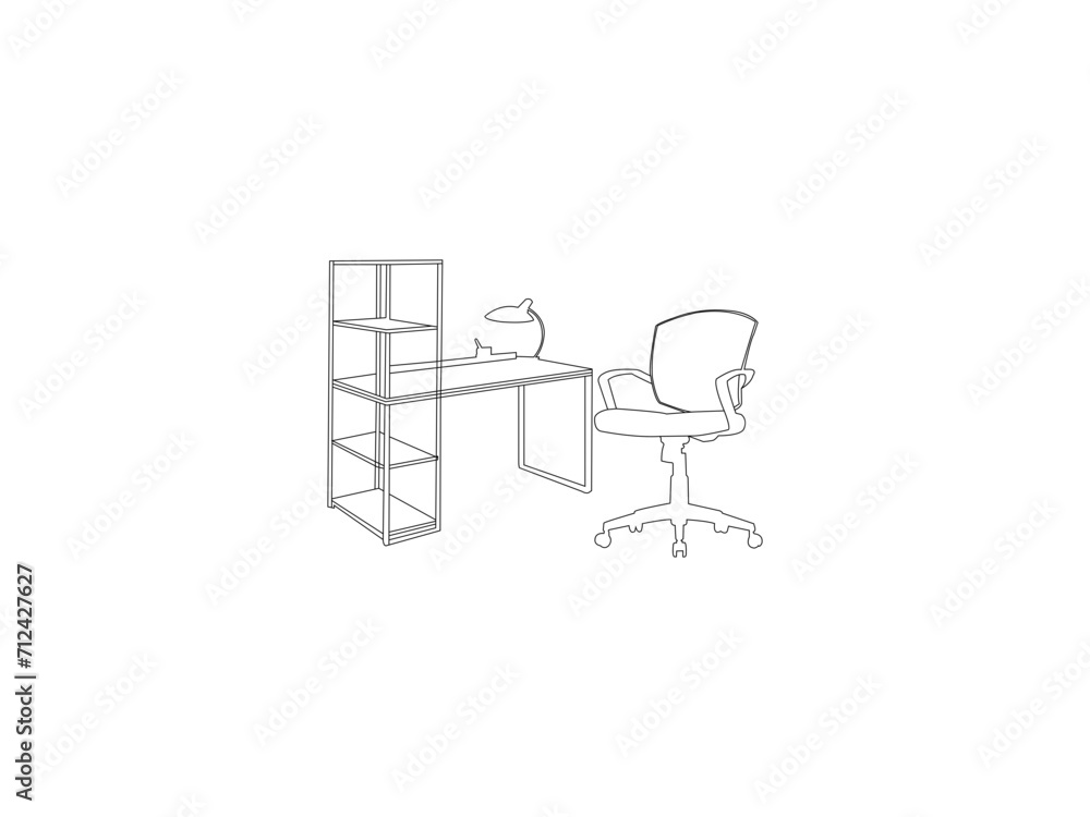 Study table and rocky chair set. Study table and chair icon. Study table and chair vector design and illustration. Study table and rocky chair set. Study table and chair icon. Study table and chair vector design and illustration.