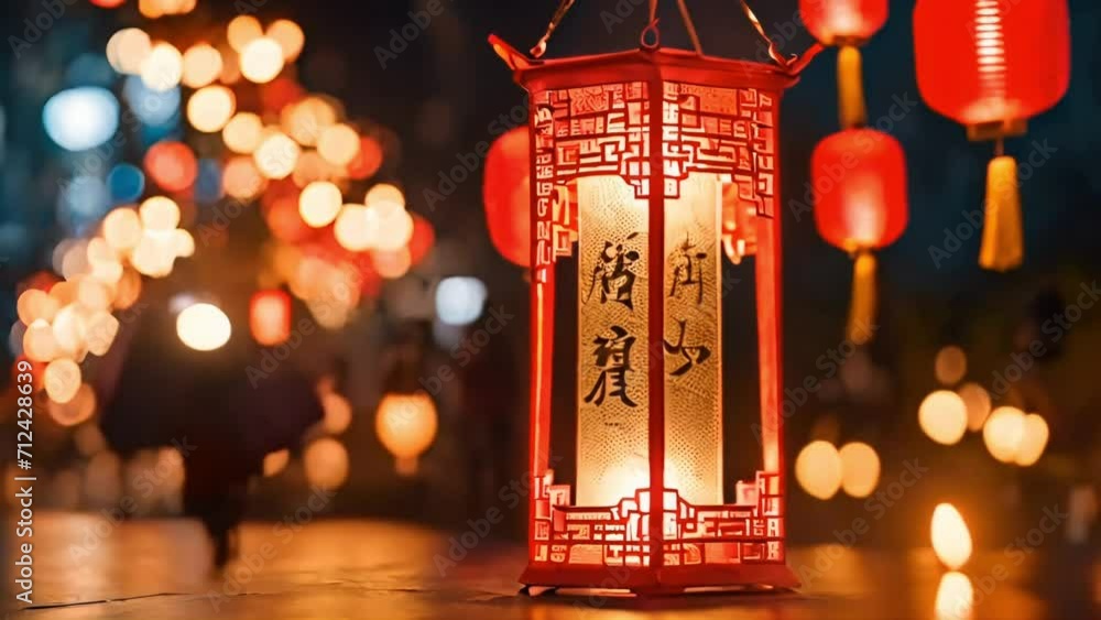 vibrant chinese new year: thousands of festive lanterns illuminate the night vibrant chinese new year: thousands of festive lanterns illuminate the night