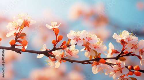 cherry blossom in spring , Generate AI photo
