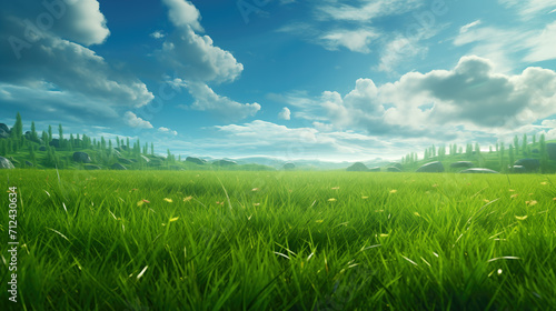 impressive big grass field in the south part of the world  wallpaper style