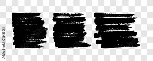 Set of scribble with a black marker