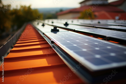 Electricity from the sun: Photovoltaic panels contribute to a green future