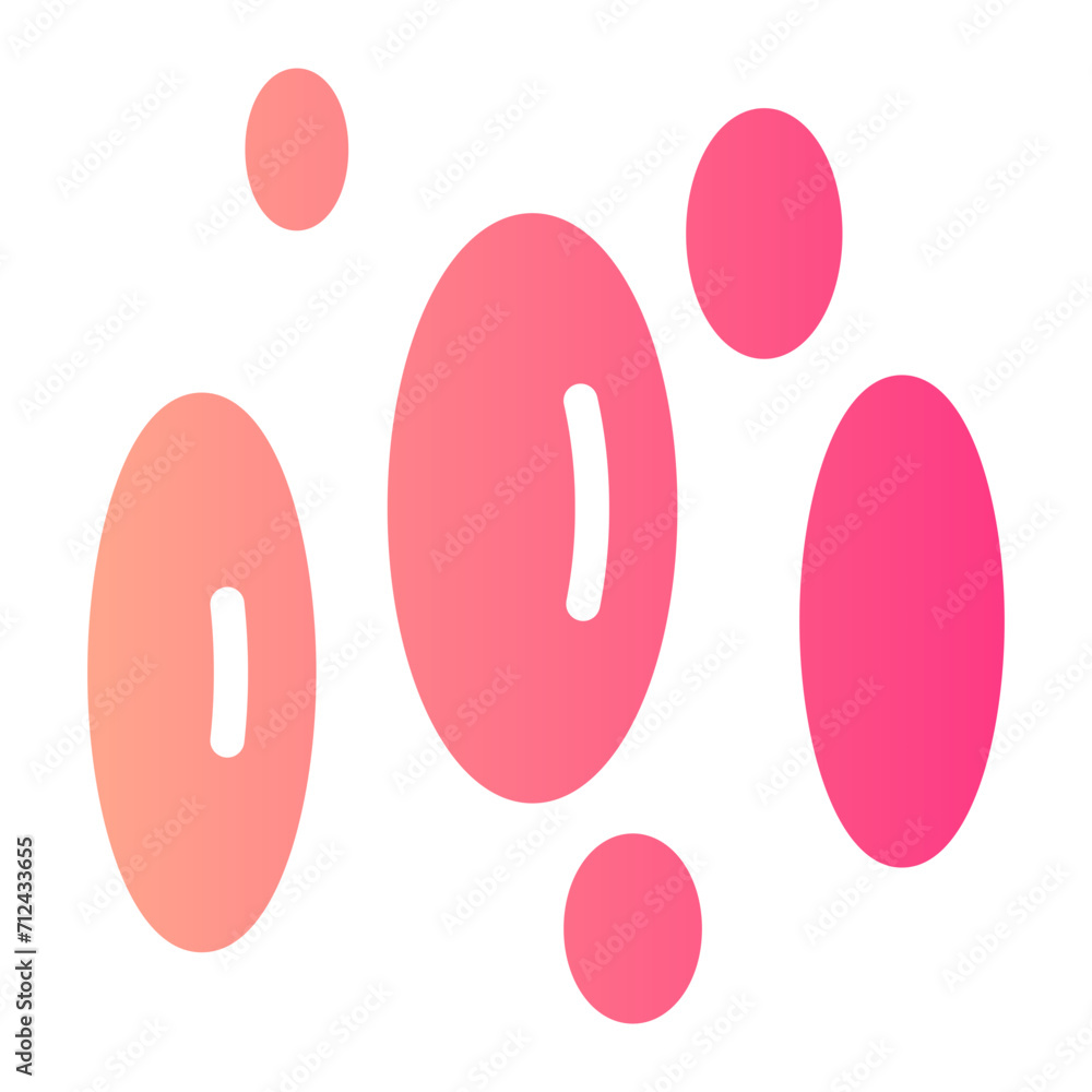blood cell gradient icon