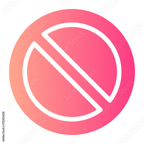 birth control pill gradient icon