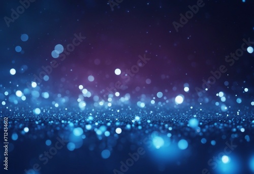 Blue glow particle abstract bokeh background © ArtisticLens