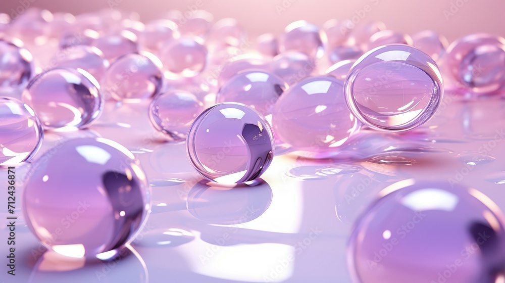 liquid droplet, in the style of luminous spheres, light violet, polished metamorphosis, light-focused. water drops are made of purple lights, in the style of photorealistic still life, molecular liquid droplet, in the style of luminous spheres, light violet, polished metamorphosis, light-focused. water drops are made of purple lights, in the style of photorealistic still life, molecular