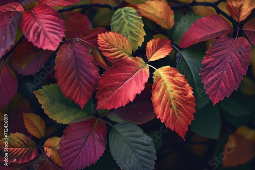 A close-up view of a bunch of leaves. Perfect for nature-inspired designs or projects