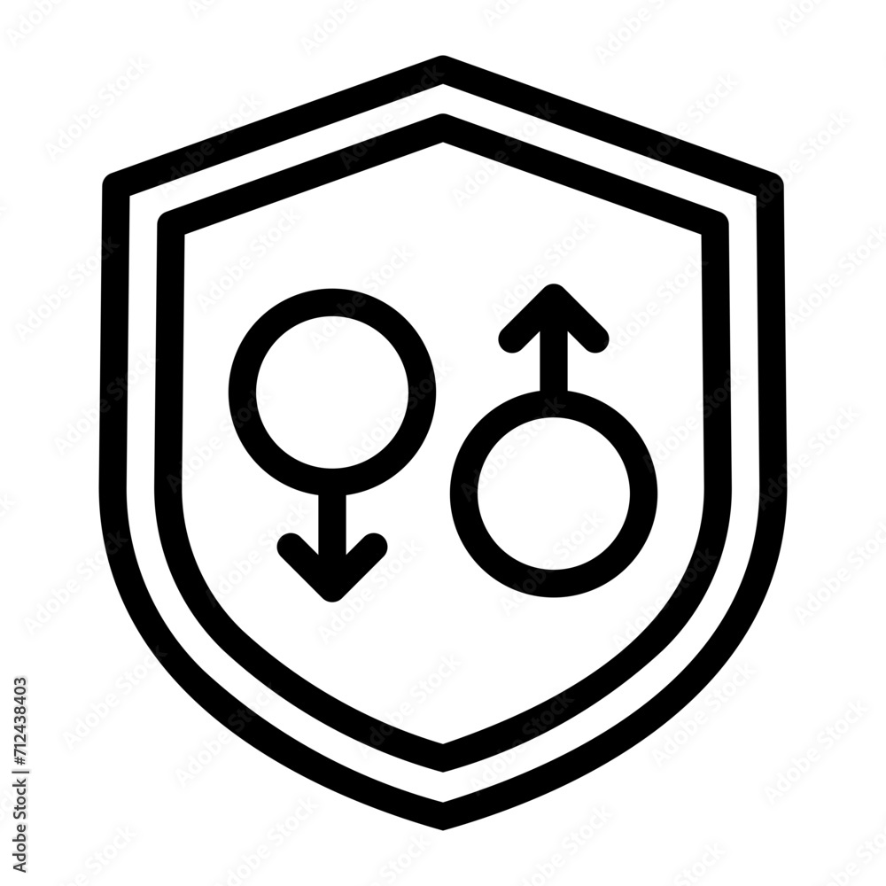 homosexual line icon homosexual line icon