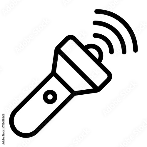 ultrasound line icon