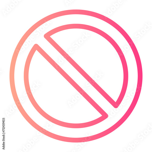 birth control pill gradient icon