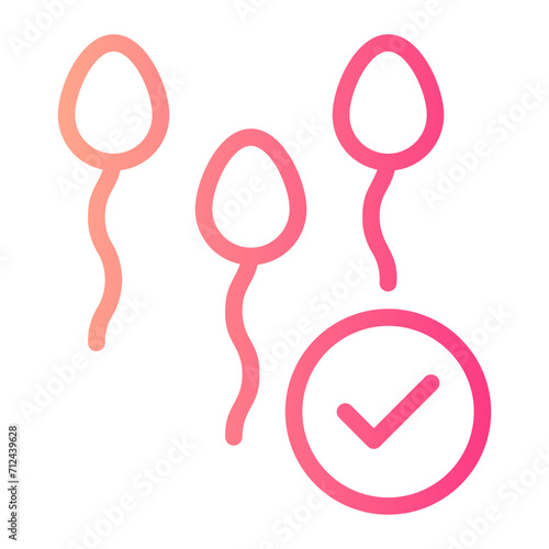 sperm gradient icon