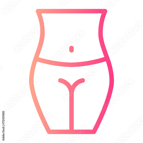 vagina gradient icon